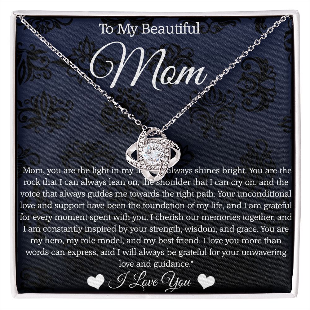 Love Knot Necklace - For Mom